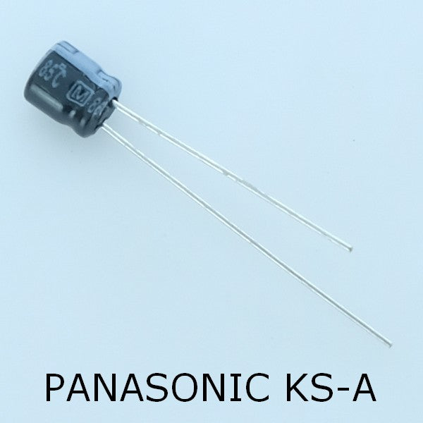 Condensateur 47µF 10V 6.3x5mm pas2.5 85° KS-A 1000h ECEA1AKS470 Panasonic RoHS - Distri-Compo