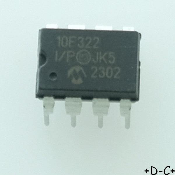 PIC10F322-I/P Microcontrolleur DIP-8 Microchip RoHS