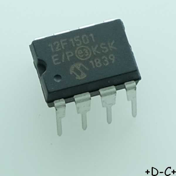 PIC12F1501-E/P Microcontrolleur DIP-8 Microchip