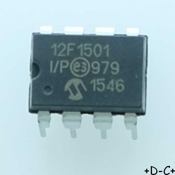 PIC12F1501-E/P Microcontrolleur DIP-8 Microchip