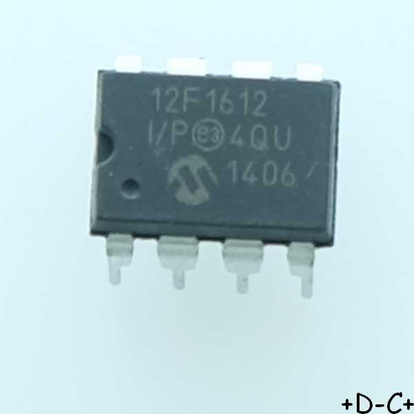 PIC12F1612-I/P MCU 8 bit DIP-8 Microchip RoHS