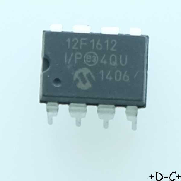 PIC12F1612-I/P MCU 8 bit DIP-8 Microchip RoHS