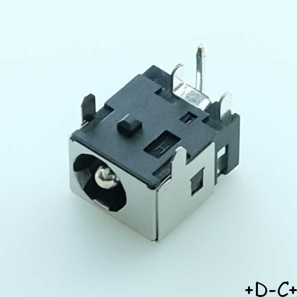 Embase Jack DC 2.5x5.9mm 5A 24VDC blindée PJ-081BH Same Sky