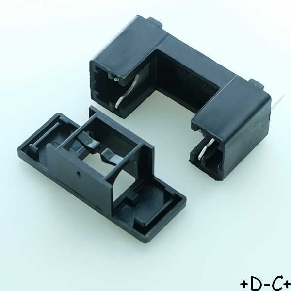 Porte-fusibles 5x20mm + capot pour circuit imprimé RND