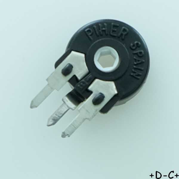 Potentiomètre 470Kohm vertical PT10 0.15W 20% PT10MH01-474A2020 Piher