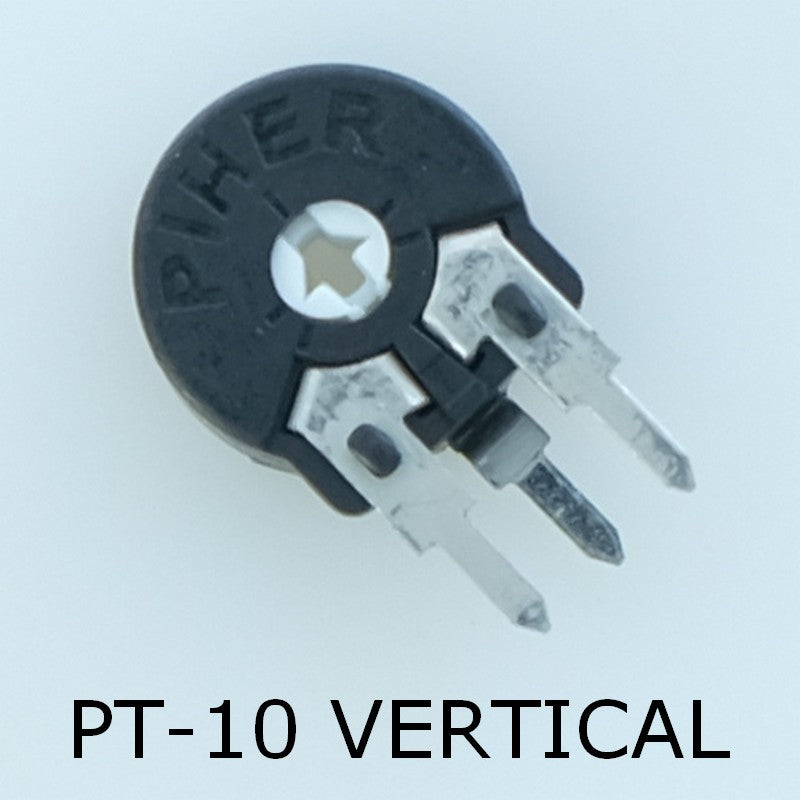 Potentiometre 250ohm vertical ajustable 10mm PT10 Piher