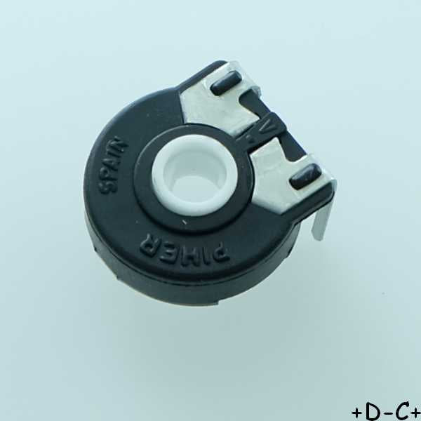 Potentiomètre 100Kohm horizontal 20% 0.25W PT15NV02-104A2020 Piher