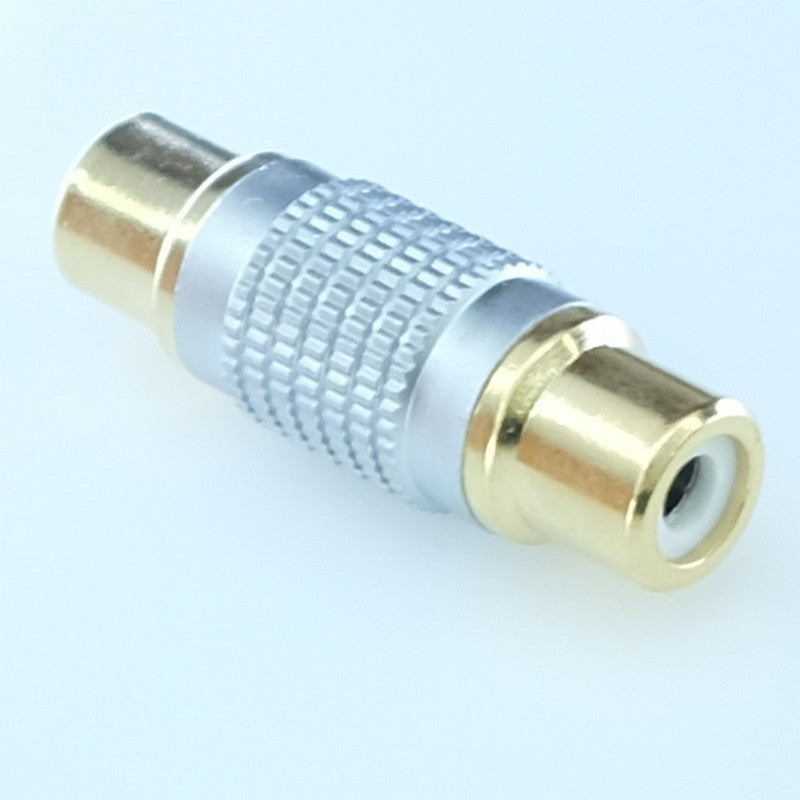 Coupleur RCA femelle plaqué or HQ