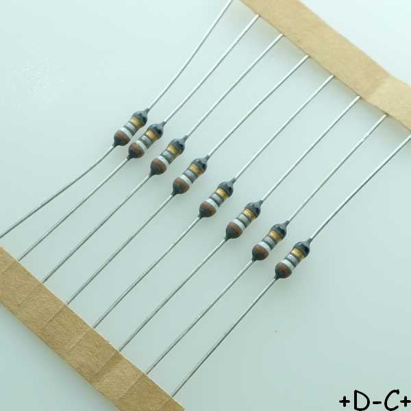 Résistance fusible 1/2W 0.39ohm (lot de 8)