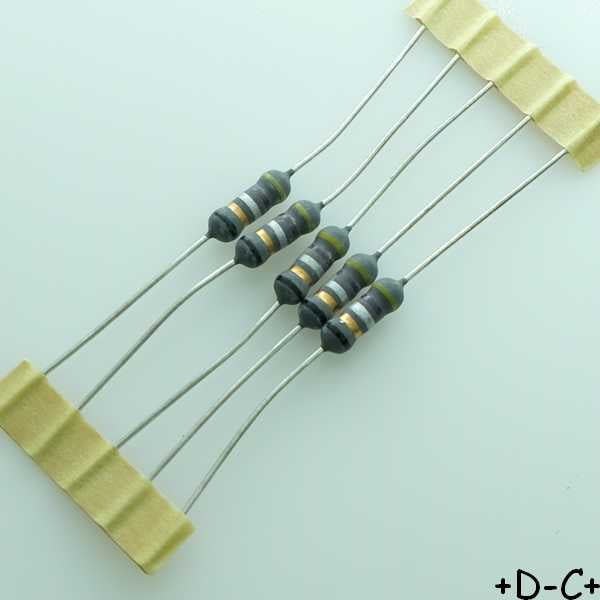 Résistance fusible 1W 0.47ohm (lot de 5)