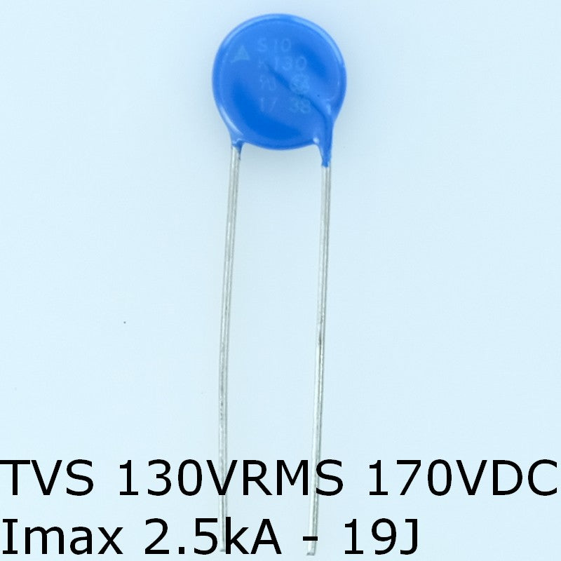 S10K130 Varistance TVS 130V 170V 10mm 10% pas7.5 Epcos