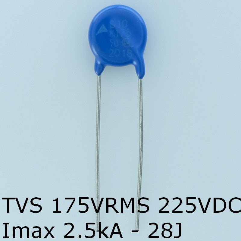 S10K175 Varistance TVS 175V 225V 10mm 10% pas7.5 Epcos