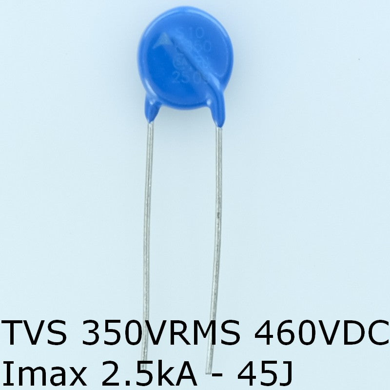S10K350 Varistance TVS 350V 460V 10mm 10% pas7.5 Epcos