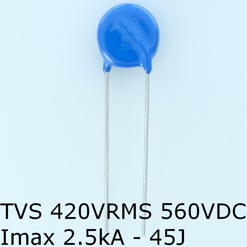 S10K420 Varistance TVS 420V 560V 10mm 10% pas7.5 Epcos