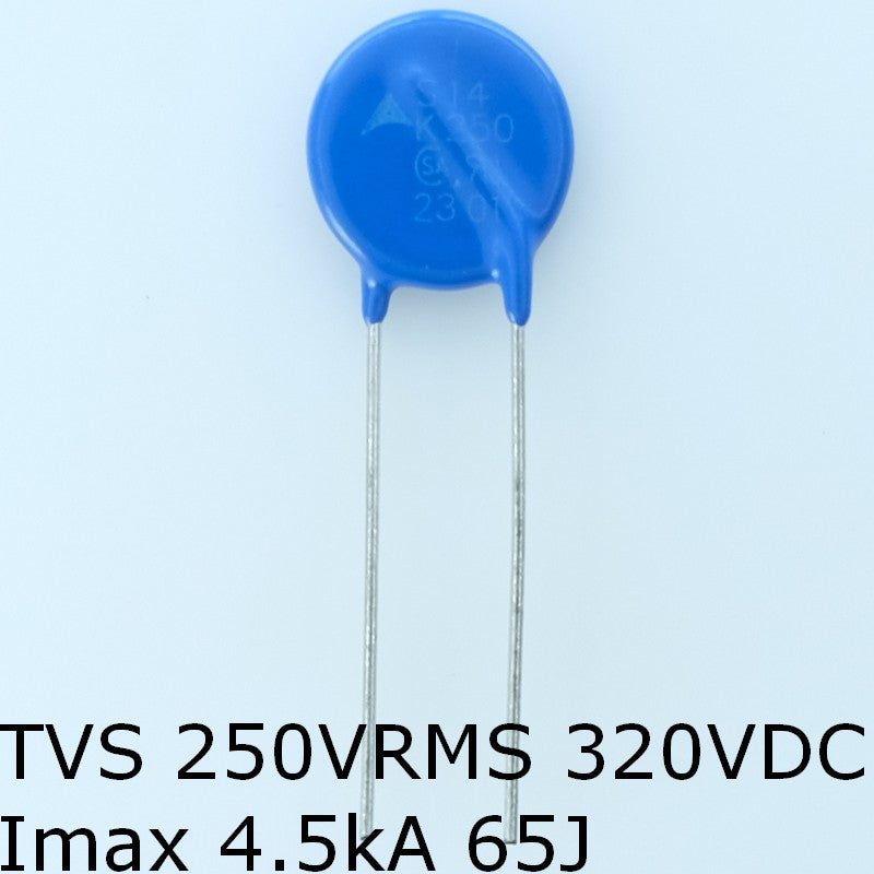 S14K250 Varistance TVS 250V 320V 14mm 10% pas7.5 Epcos