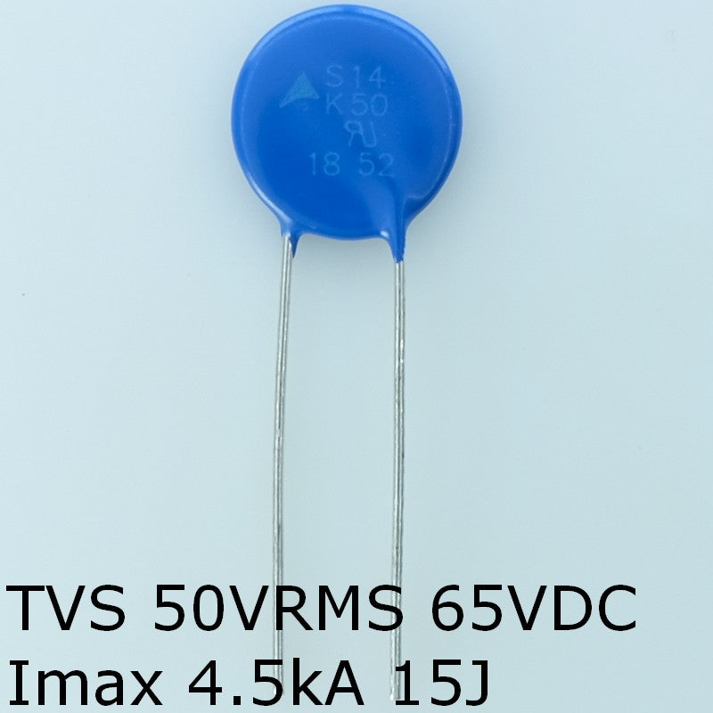 S14K50 Varistance TVS 50V 65V 14mm 10% pas7.5 Epcos