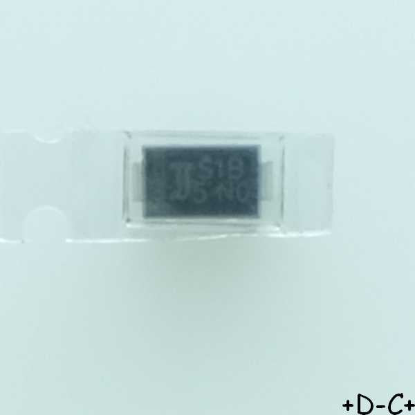 S1B Rectifier diode 100V 1A DO-214AC Diotec RoHS