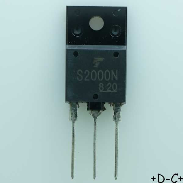 S2000N Transistor BJT NPN 1500V 8A TO-3P Toshiba
