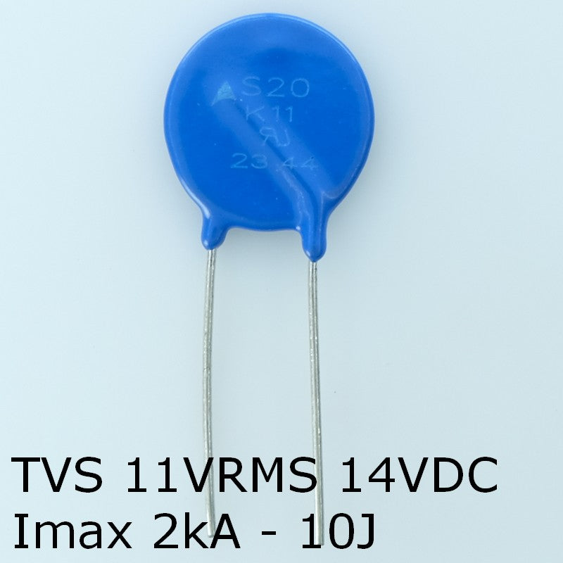 S20K11 Varistance TVS 11V 14V 20mm 10% pas10 Epcos