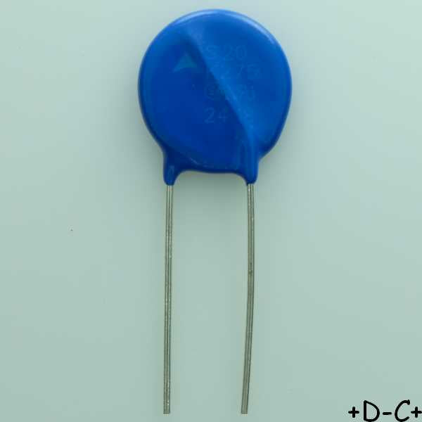 S20K275 Varistance TVS 275V 350V 20mm 10% pas10 Epcos RoHS