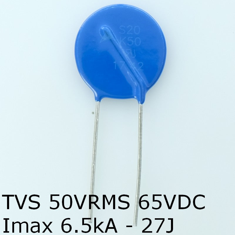 S20K50 Varistance TVS 50V 65V 20mm 10% pas10 Epcos