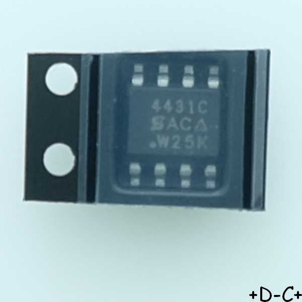 SI4431CDY - 4431C Transistor MOSFET P-CH 30V 9A SOIC-8 Vishay