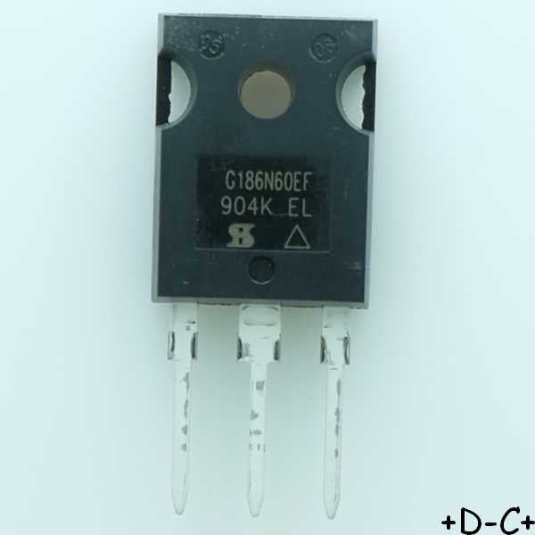 SIHG186N60EF-GE3 Transistor Mosfet 600V 8.4A 0.168ohm TO-247AC Vishay RoHS
