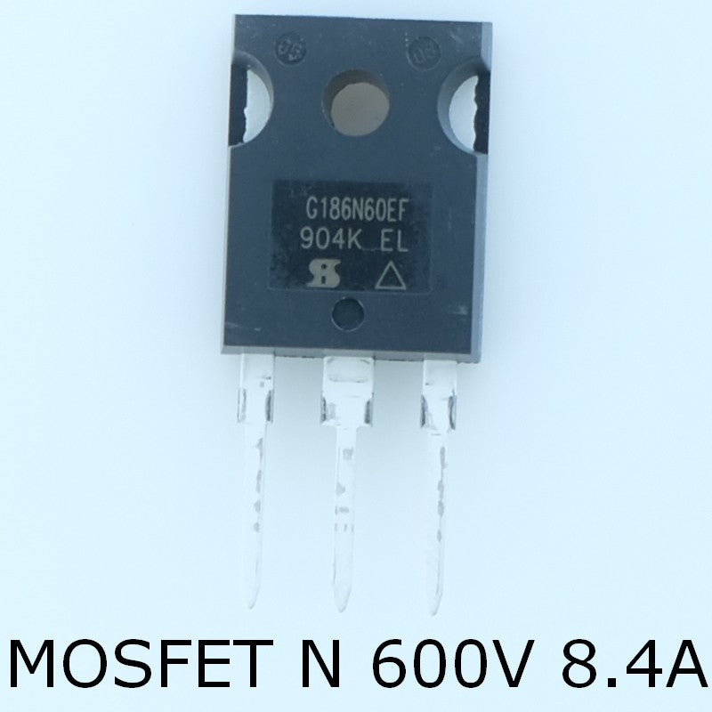 SIHG186N60EF-GE3 Transistor MOSFET 600V 8.4A 0.168ohm TO-247AC Vishay