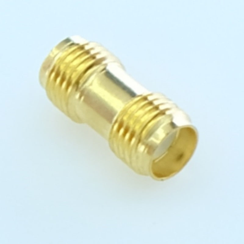 Adapatateur SMA femelle vers SMA femelle doré