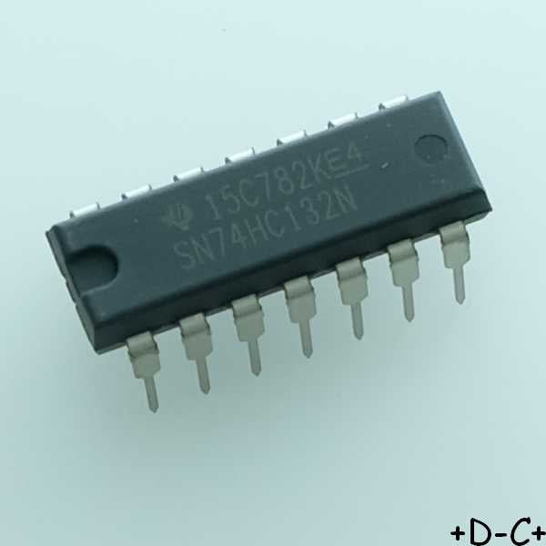 SN74HC132N Quadruple Positive-NAND Gates DIP-14 Texas RoHS