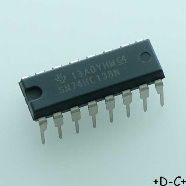 SN74HC138N 3-Line To 8-Line Decoders/Demultiplexers DIP-16 Texas RoHS