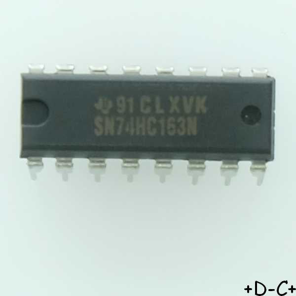 SN74HC163N 4-Bit Synchronous Binary Counters DIP-16 Texas RoHS