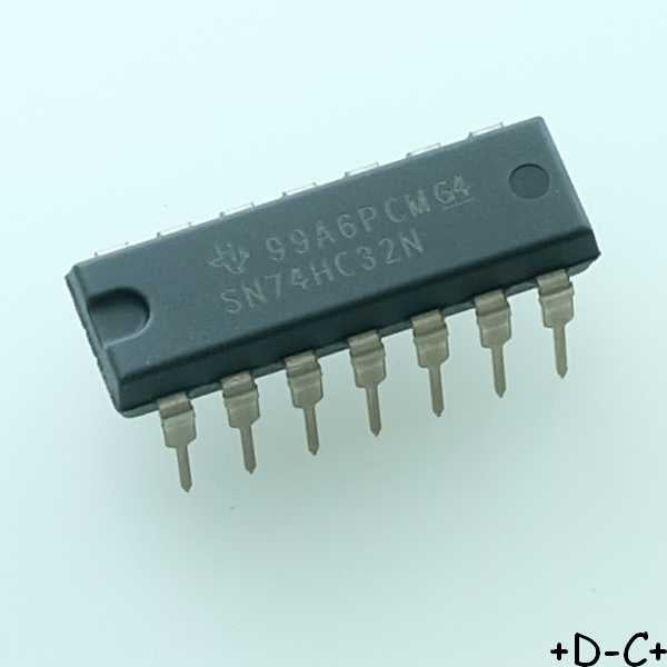 SN74HC32N Quadruple 2-Input Positive-OR Gates DIP-14 Texas RoHS