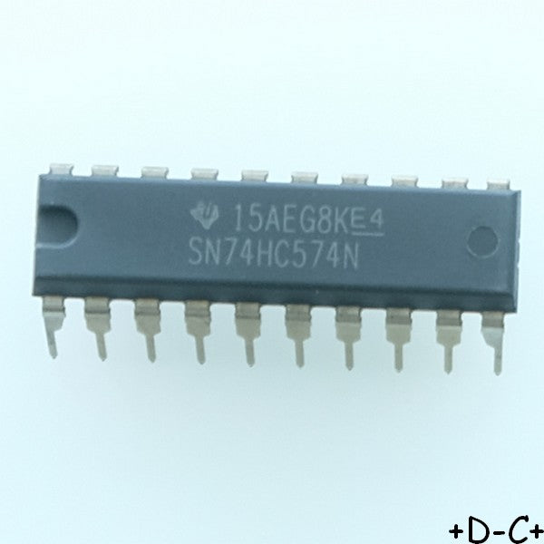 SN74HC574N Octal Edge-Triggered D-Type Flip-Flops DIP-20 Texas RoHS