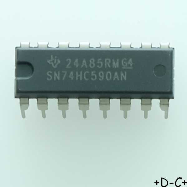 SN74HC590AN 8-Bit Binary Counters DIP-16 Texas RoHS