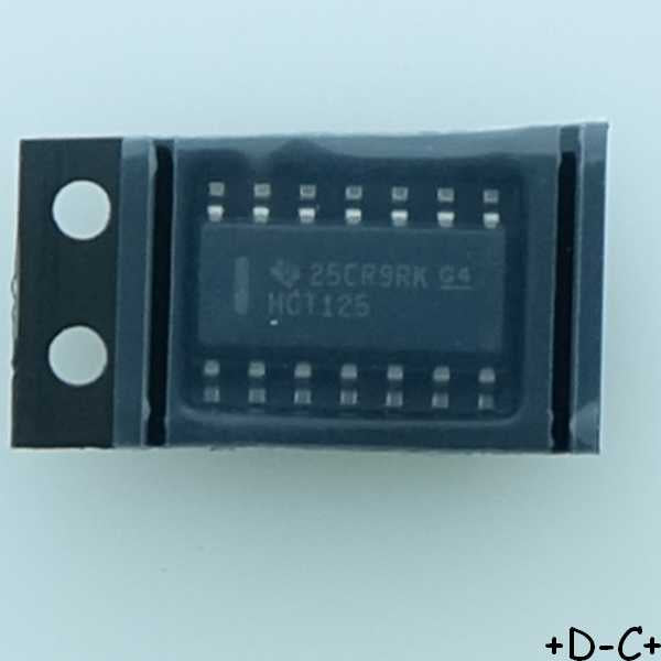 SN74HCT125D Quadruple Bus Buffer Gates SO-14 Texas RoHS