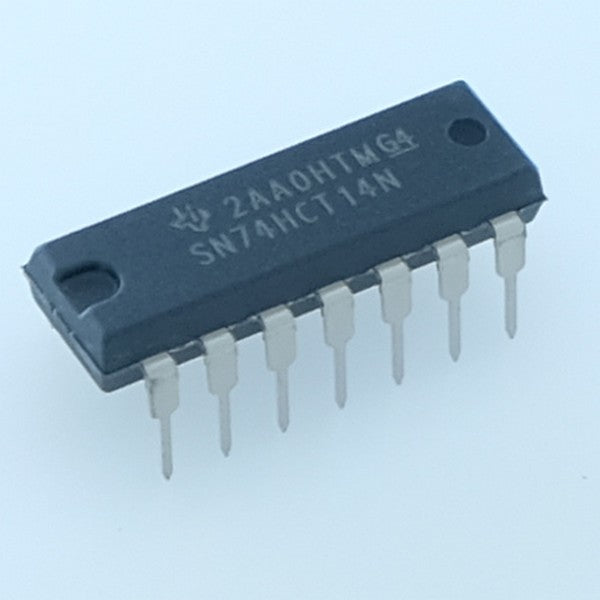 SN74HCT14N Hex Schmitt-Trigger Inverter DIP-14 Texas - Distri-Compo