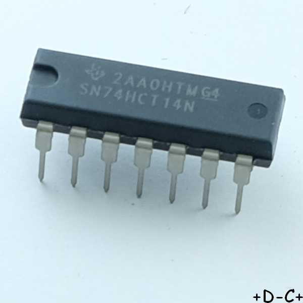 SN74HCT14N Hex Schmitt-Trigger Inverter DIP-14 Texas RoHS