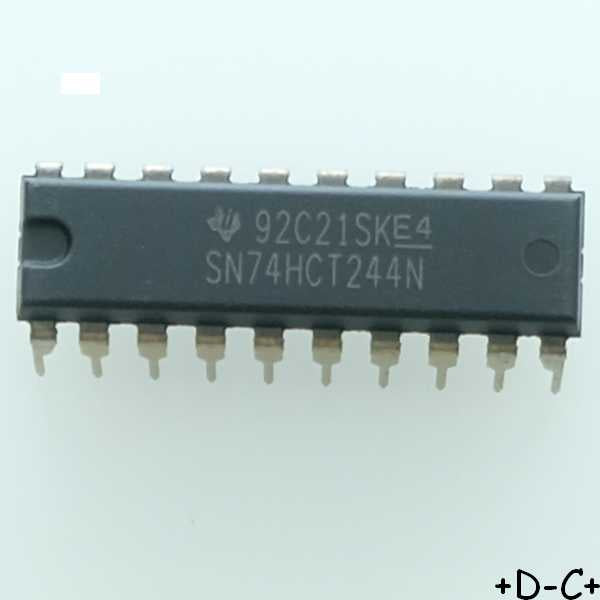 SN74HCT244N Octal bus buffer DIP-20 Texas - Distri-Compo