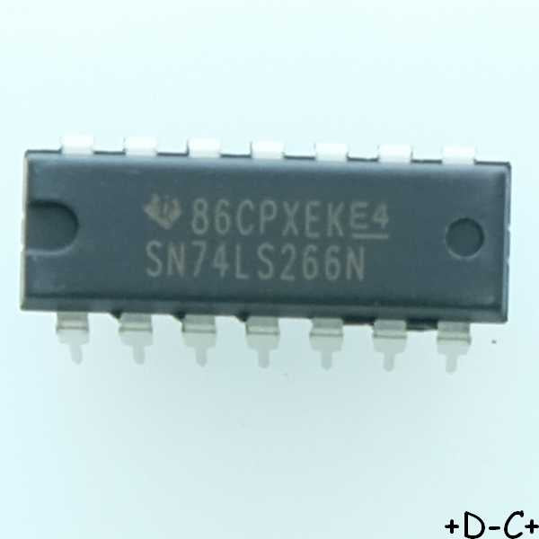 SN74LS266N 4-Ch 2-Input DIP-14 Texas Instruments