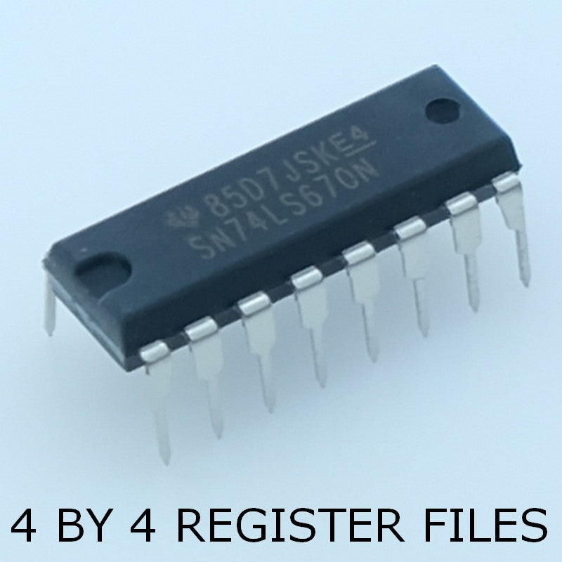 SN74LS670N Register File Single-Element 4-CH DIP-16 Texas - Distri-Compo