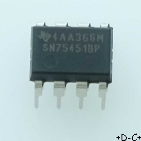 SN75451BP Driver de peripherique DIP-8 Texas RoHS