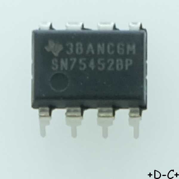 SN75452BP Driver de peripherique DIP-8 Texas RoHS