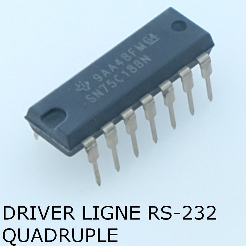 SN75C188N Quad Transmitter RS-232 DIP-14 Texas - Distri-Compo