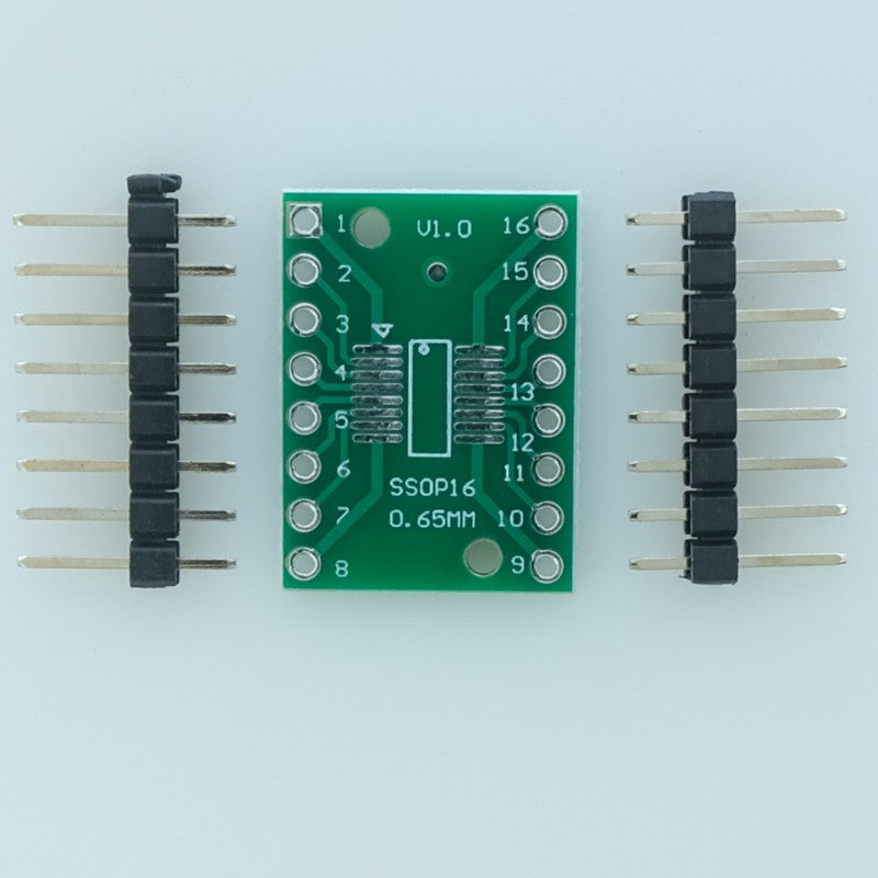 PCB SOP-16 Vers DIP-16 avec Barrette de contacts au pas de 2.54mm