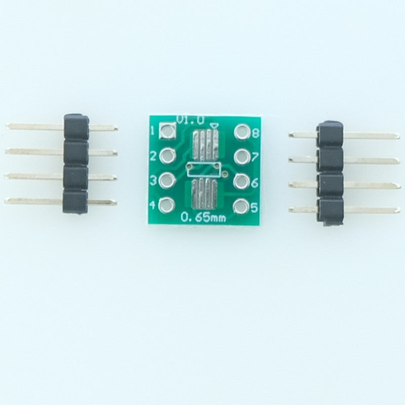 PCB SOP-8 Vers DIP-08 avec Barrette de contacts au pas de 2.54mm
