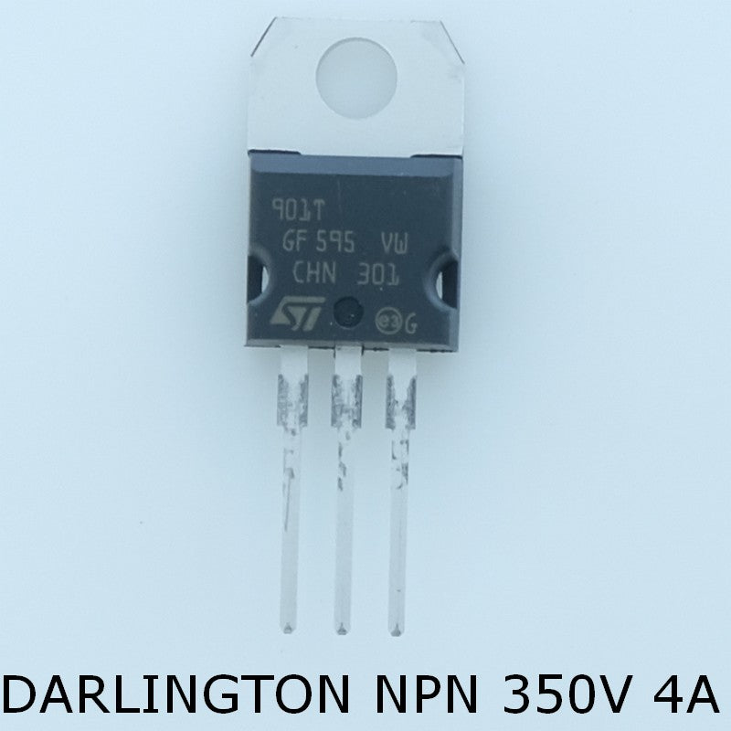 ST901T Transistor Darlington NPN 350V 4A 100W TO-220AB STM - Distri-Compo