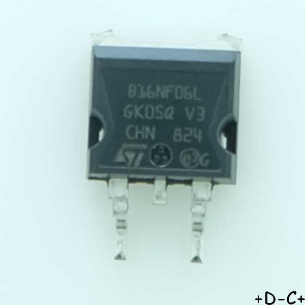 STB16NF06L Transistor MOSFET 60V 16A D2PAK STM RoHS