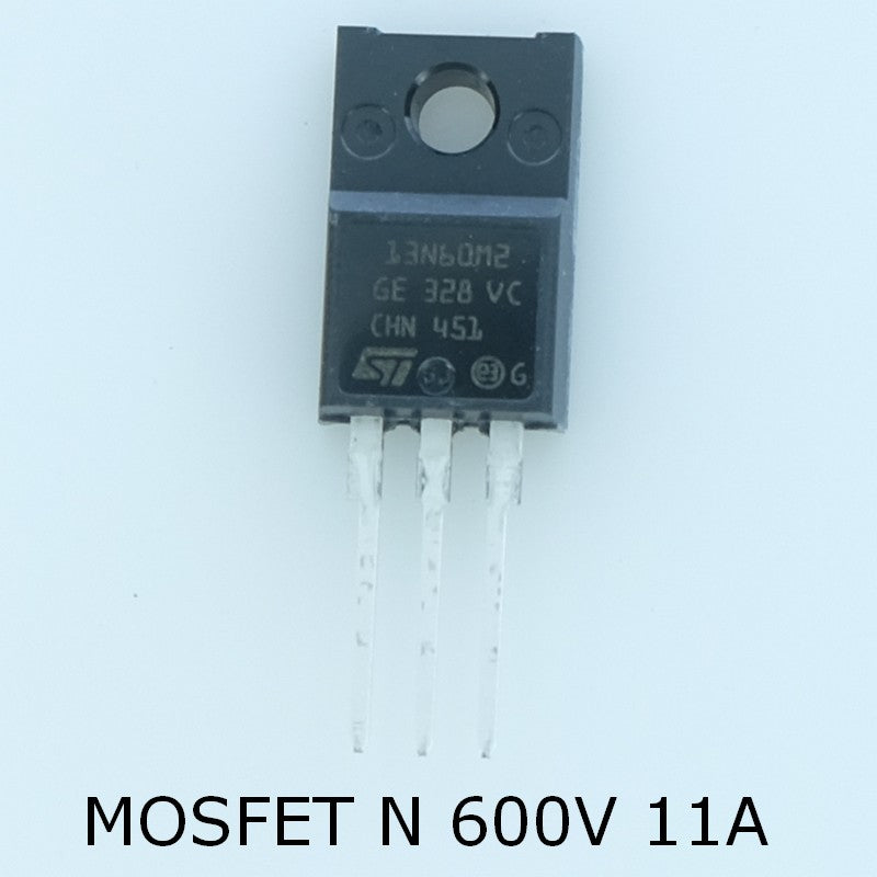 STF13N60M2 Transistor MOSFET canal N 600V 11A TO-220FP STM