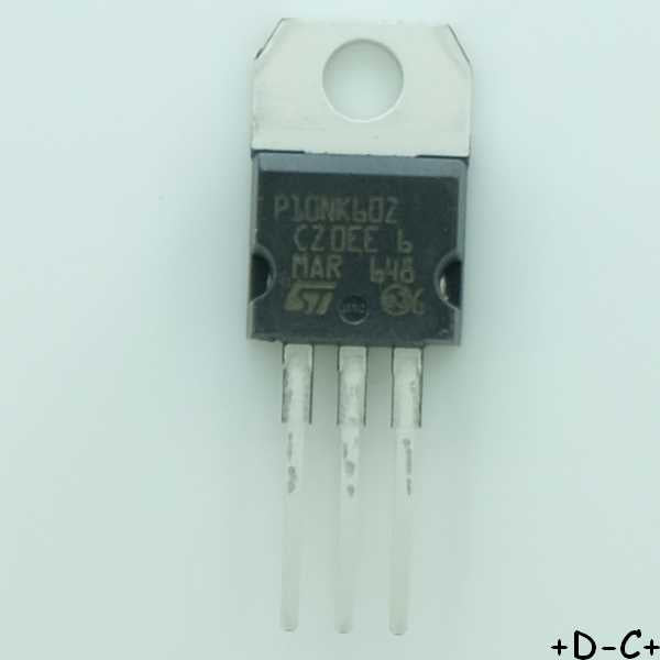 STP10NK60Z Transistor mosfet 10A 600V TO-220 STM